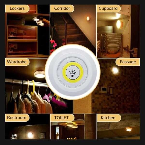 LED Light with Remote Control Set of 3